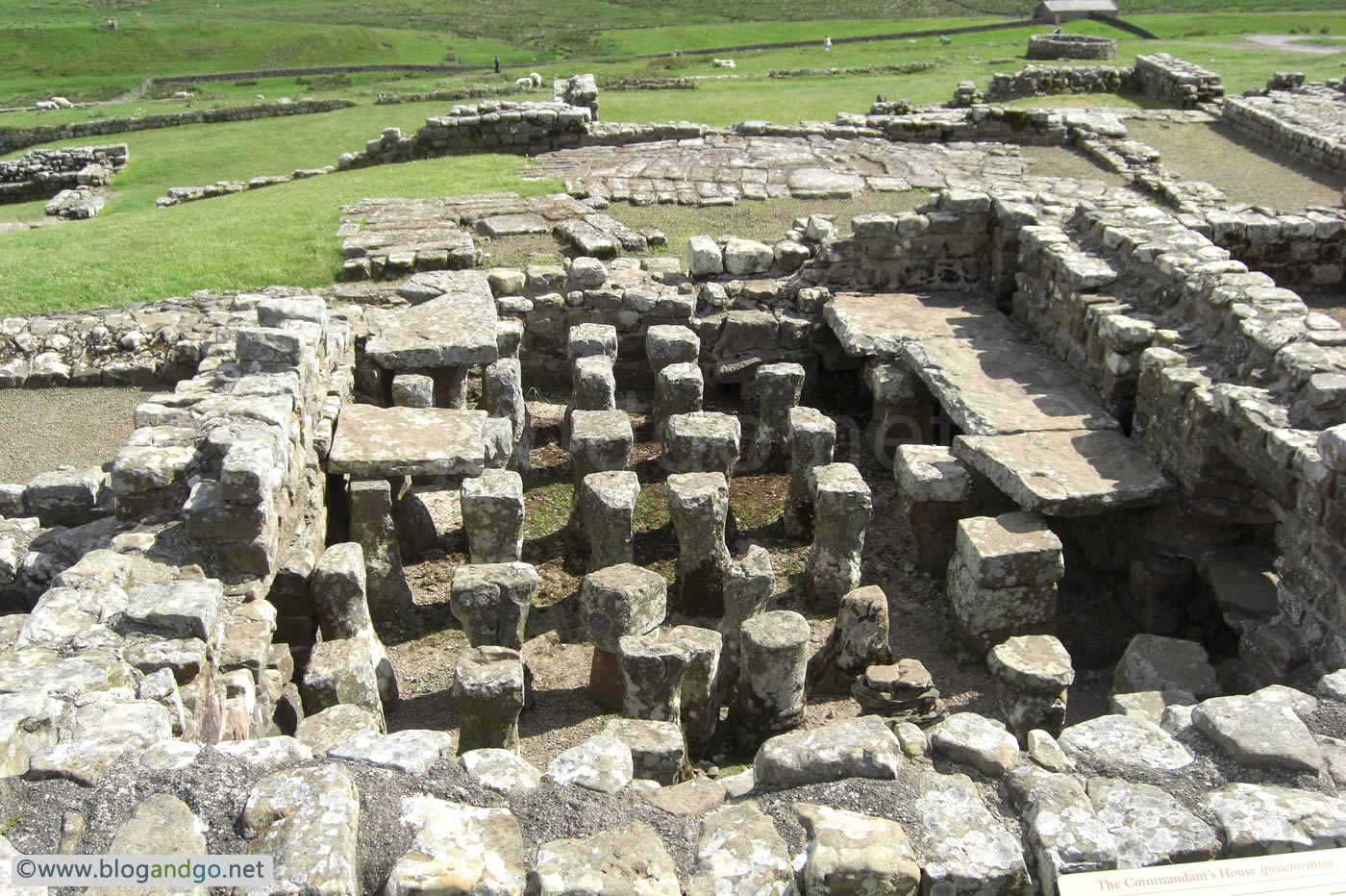 Hadrian's Wall Path - Housesteads commandant's quarters